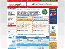 Tablet Screenshot of mojacarinfo.com